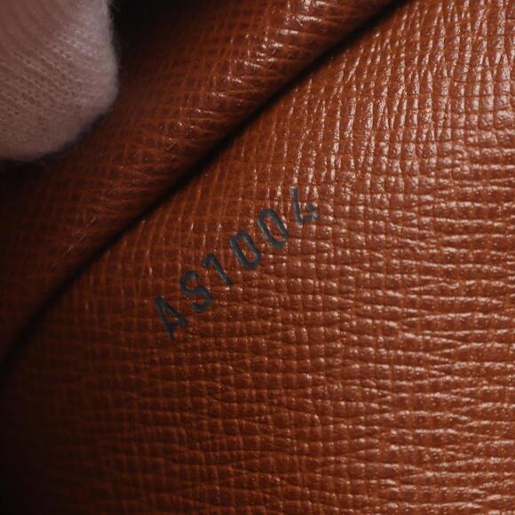 LOUIS VUITTON Brown Monogram Leather Boulogne PM Shoulder Bag - Picture 6 of 10